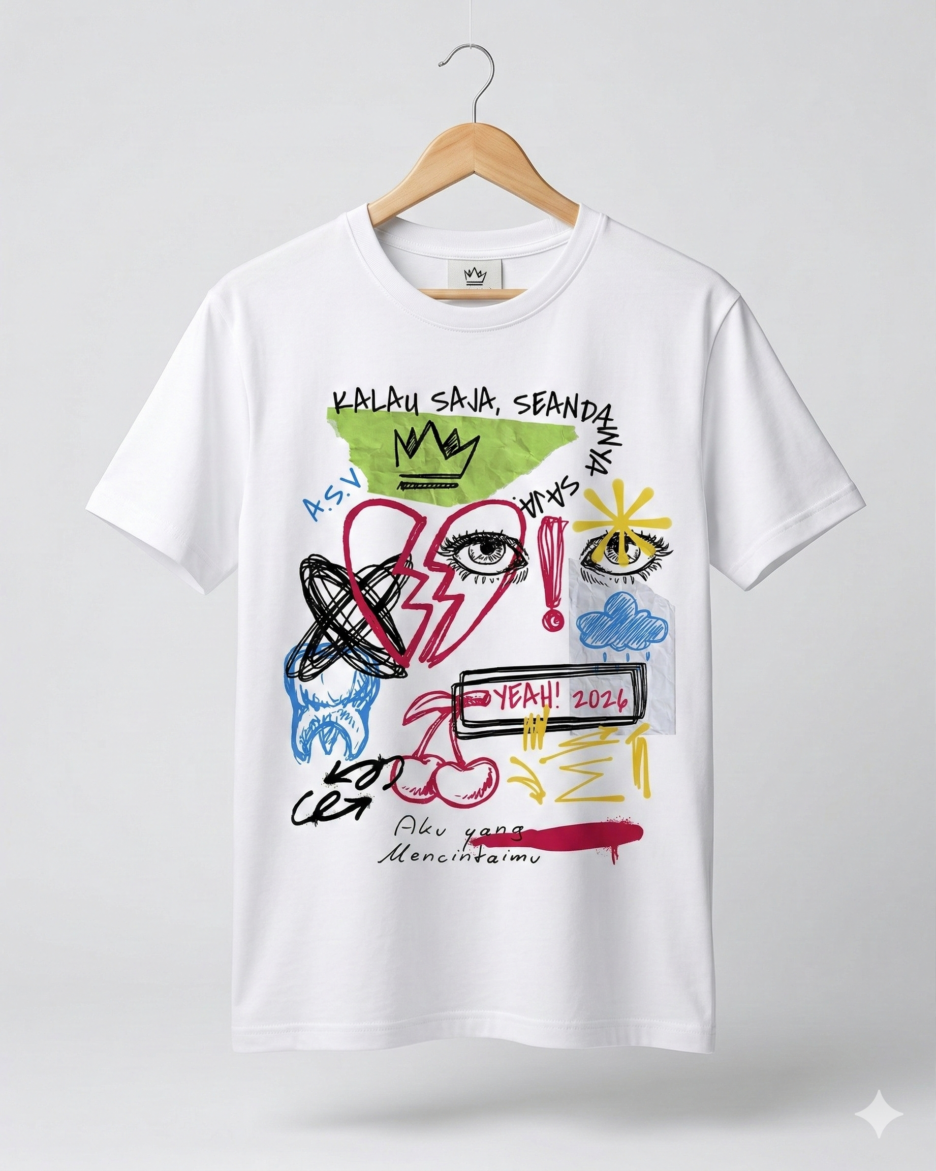 Misvhiasv T-Shirt Kalau Saja Seandainya saja