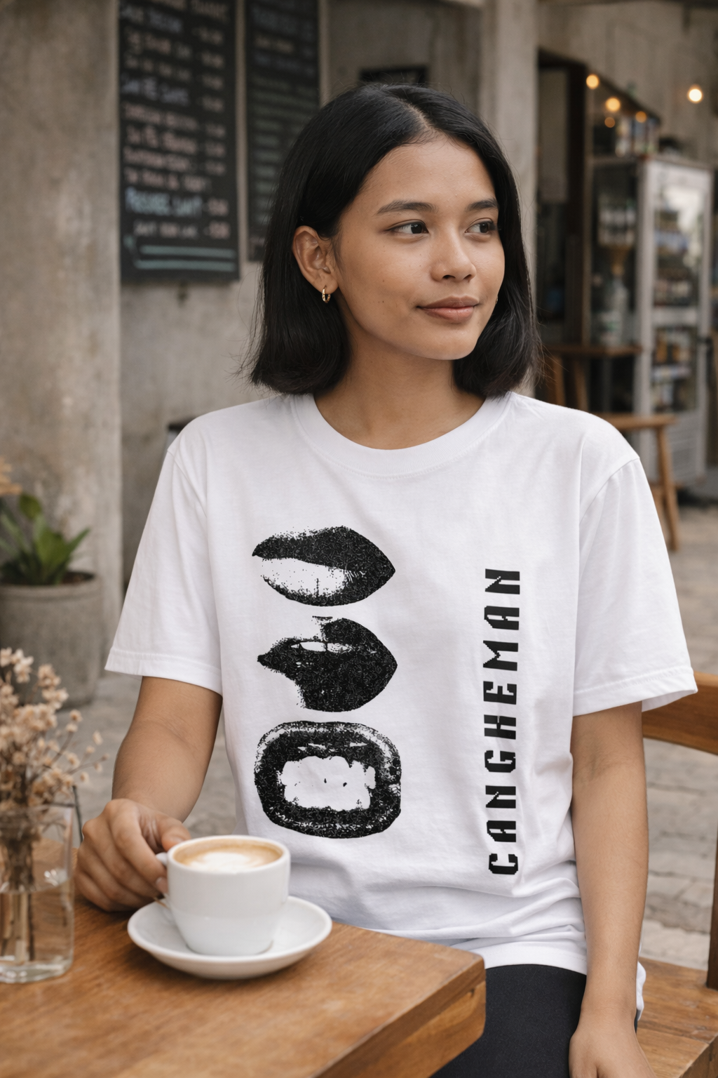 Misvhiasv T-Shirt Cangkeman