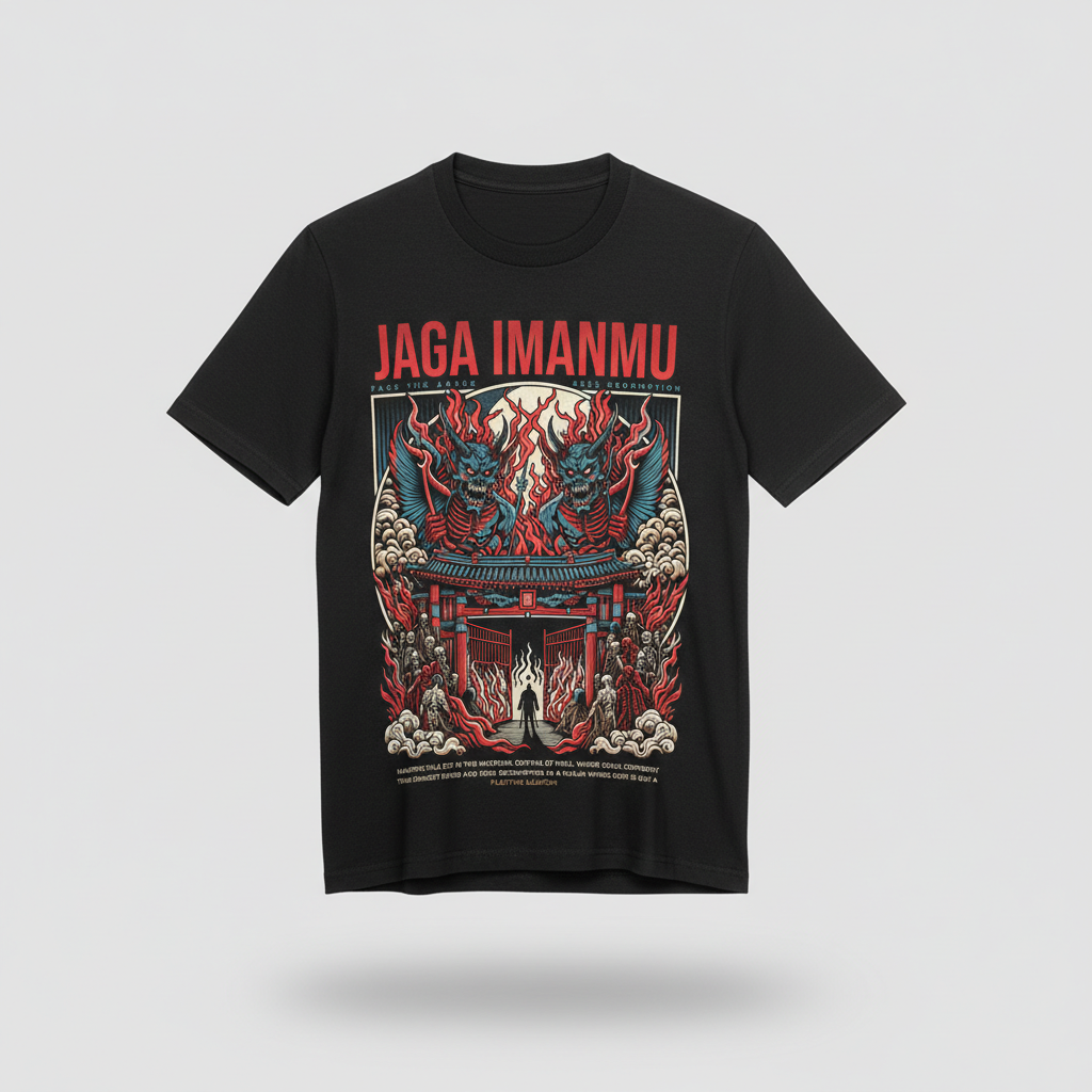 Misvhiasv T-Shirt Jaga Imanmu